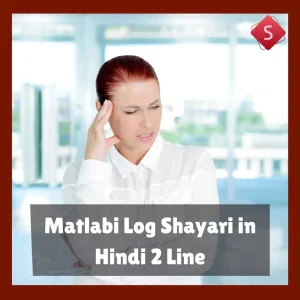 Matlabi Log Shayari in Hindi 2 Line