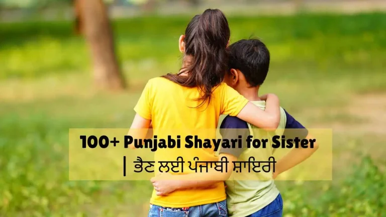 punjabi shayari for sister