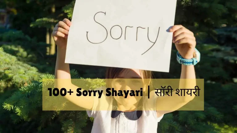 sorry shayari