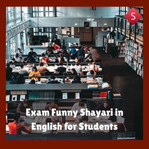 Exam Funny Shayari in English for Students