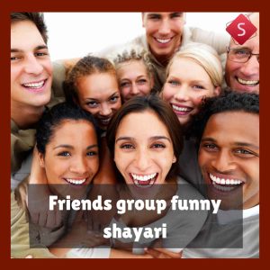 Friends group funny shayari